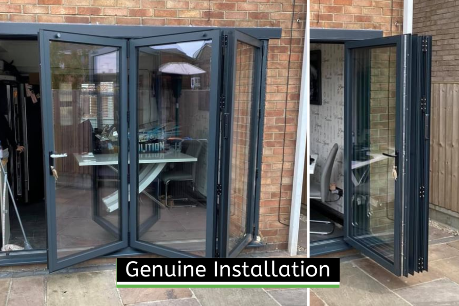 Bifold door installation in Gilligham Kent